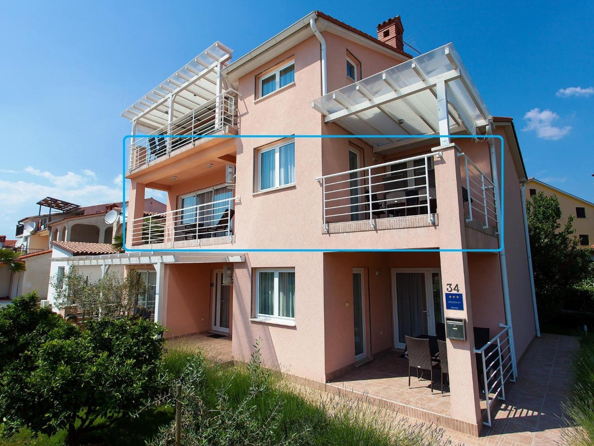 Apartments Villa Brioni I Fažana Rom bilde